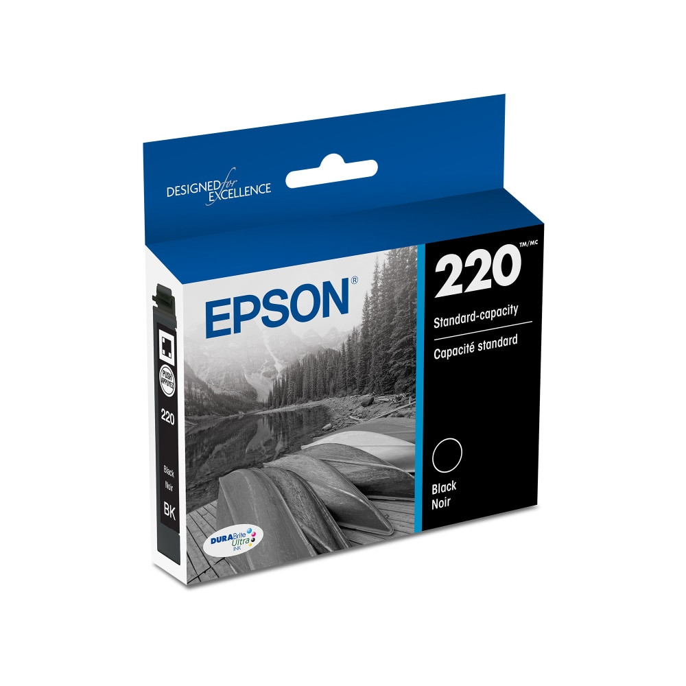 Compatible Epson models: Expression : Home XP-320, Home XP-420, Home XP-424.   WorkForce:  WF-2630,  WF-2650,  WF-2660,  WF-2750,  WF-2760.  .    DURABrite Ultra Ink for amazing documents  Works in WF-2630, WF-2650 and WF2660  Also for use in WF-2750 and WF2760  Replace only the color you need  For use in Epson XP-320, XP-420  Yields up to 175 pages.  Recycling solution - designed to encourage recycling, helping you divert materials from landfill.
