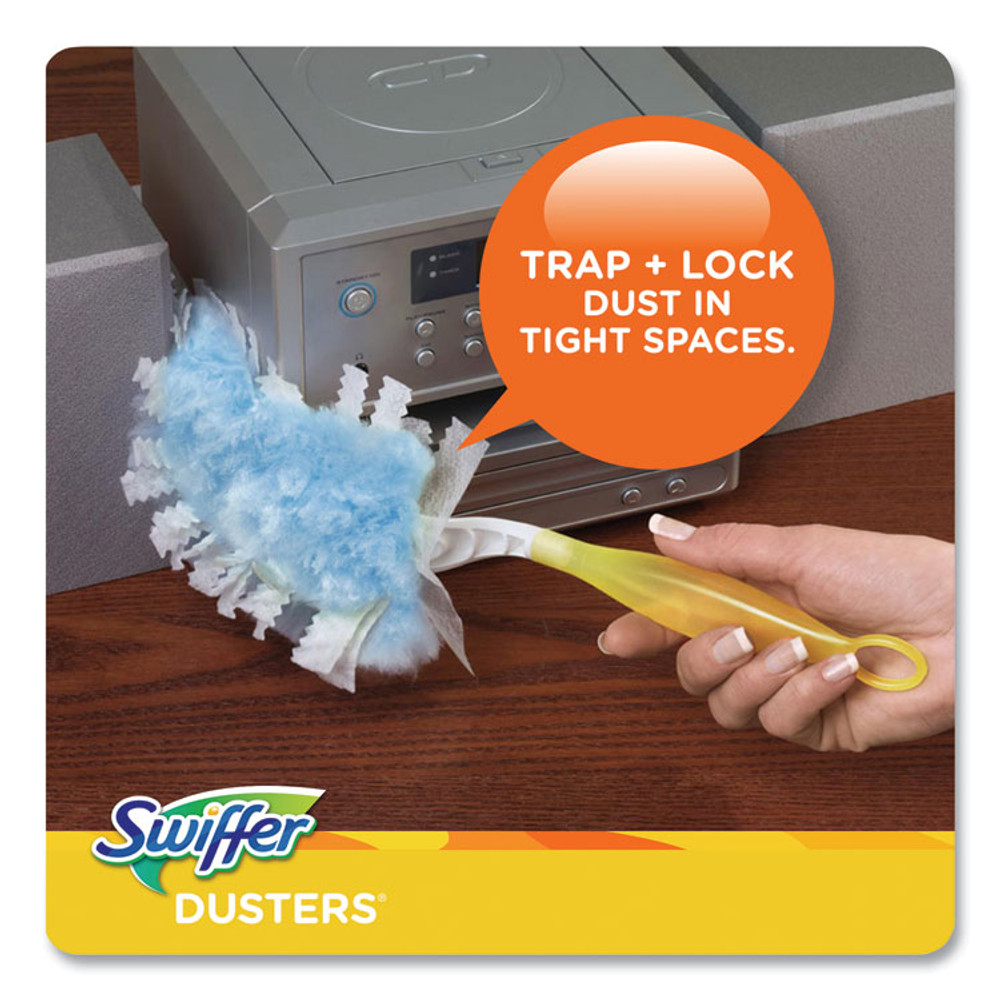 PROCTER & GAMBLE Swiffer® 99037 Dusters Refill, Dust Lock Fiber, Lavender Scent, Light Blue, 18/Box