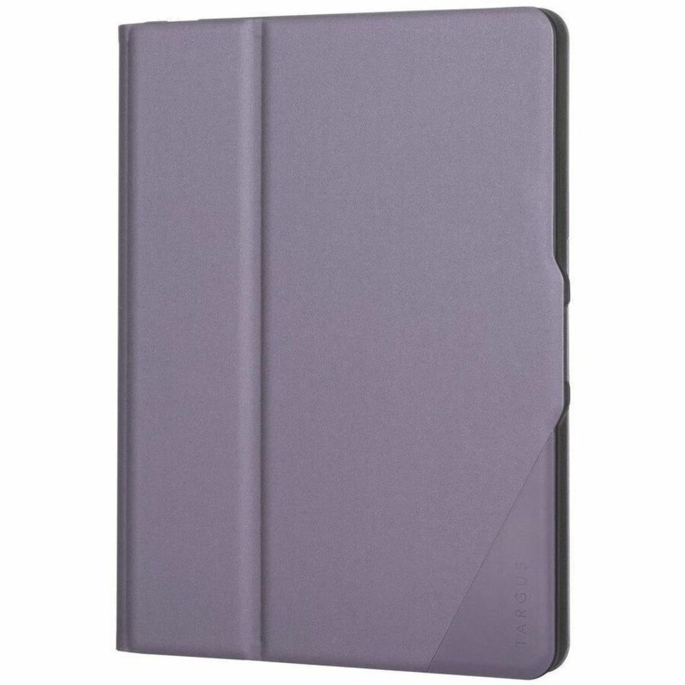 Protect your device and look stylish at the same time with a Targus VersaVu Case For iPad. Durable polyurethane with reinforced corners helps to protect your iPad from accidental drops up to 4ft, while unique audio scoops direct sound towards you while you are using your device.  Compatible with the 7th Gen iPad 10.2in, Air 10.5in and Pro 10.5in.  Made from durable polyurethane.  Precision-cut for access to controls, ports and camera lenses with a sleep/wake function.  Includes an integrated holder for your Apple Pencil or stylus.  Protects your device from accidental drops up to 4".  Allows 360 deg. rotation for portrait/landscape views.  Boosts audio with innovative audio scoops that direct sound towards you.  Secure magnetic closure.  Backed by the manufacturer"s lifetime limited warranty.