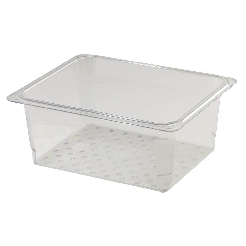 CAMBRO MFG. CO. CAM25CLRCW135. Cambro Camwear GN 1/2 Size 5in Colander Pans, Clear, Set Of 6 Pans