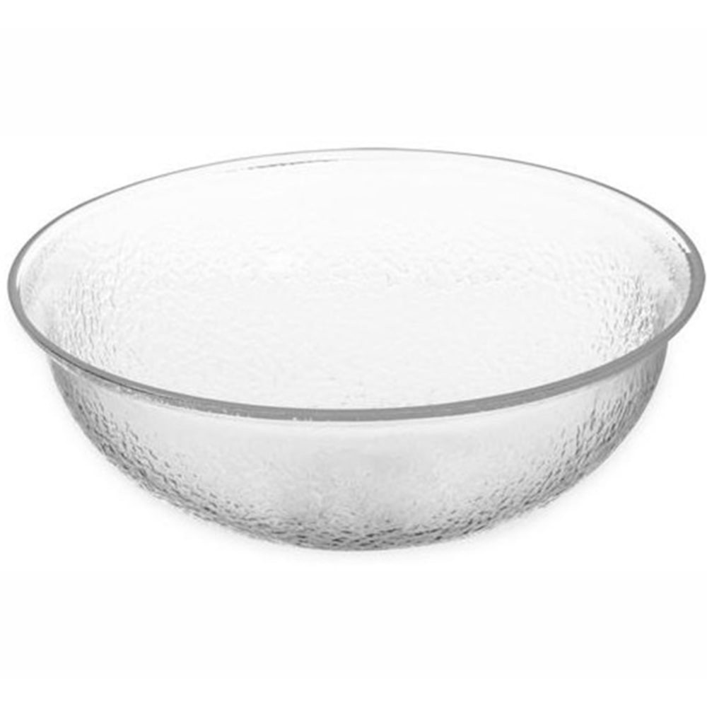 CARLISLE FOODSERVICE PRODUCTS, INC. Carlisle SB7207  Pebbled Bowl, 4 Qt, Clear, Pack Of 4 Bowls