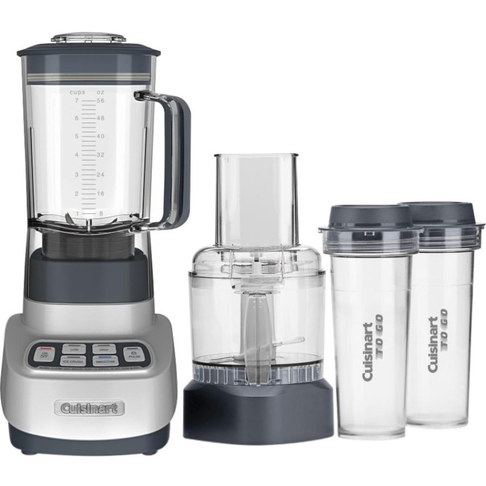 CONAIR CORPORATION BFP-650GM Cuisinart VELOCITY Ultra Trio BFP-650GM Food Processor - 3 Cup (Capacity) - 1.75 quart (Capacity) - 4 Speed - Silver, Gun Metal