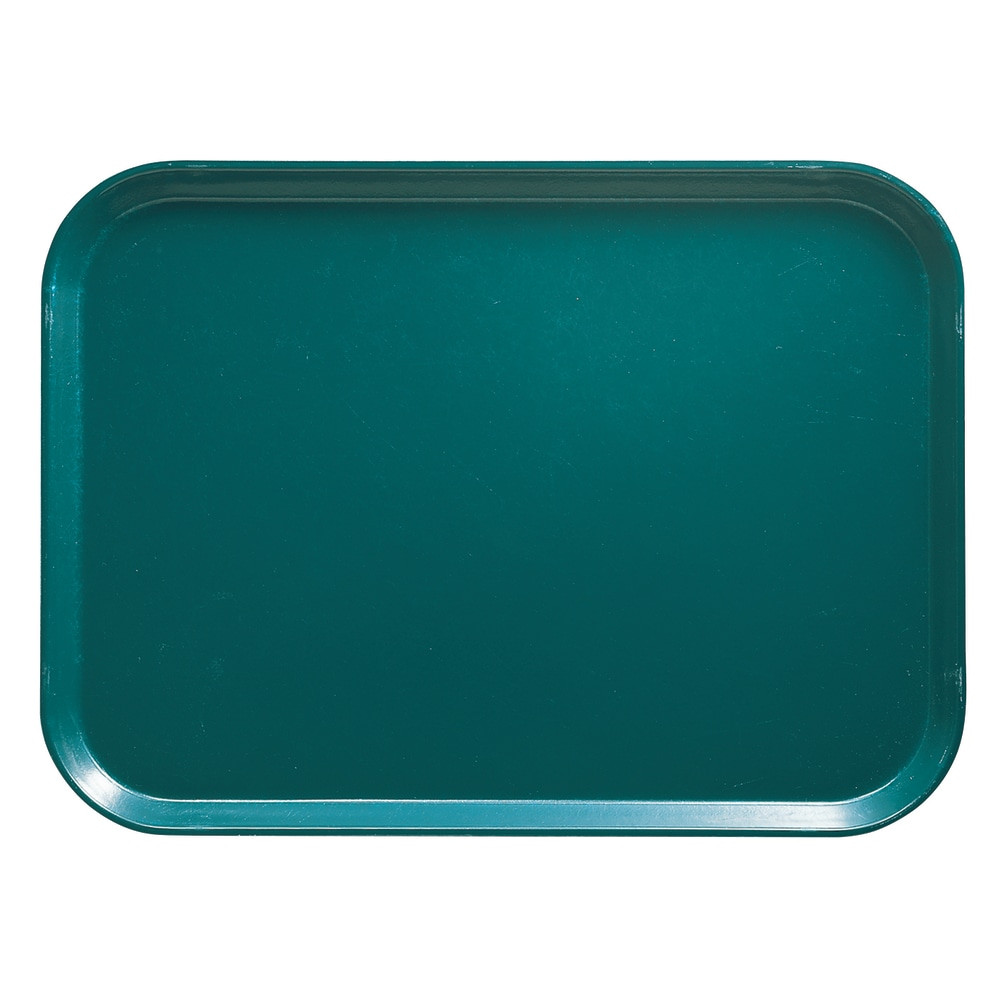 CAMBRO MFG. CO. Cambro 1520414  Camtray Rectangular Serving Trays, 15in x 20-1/4in, Teal, Pack Of 12 Trays