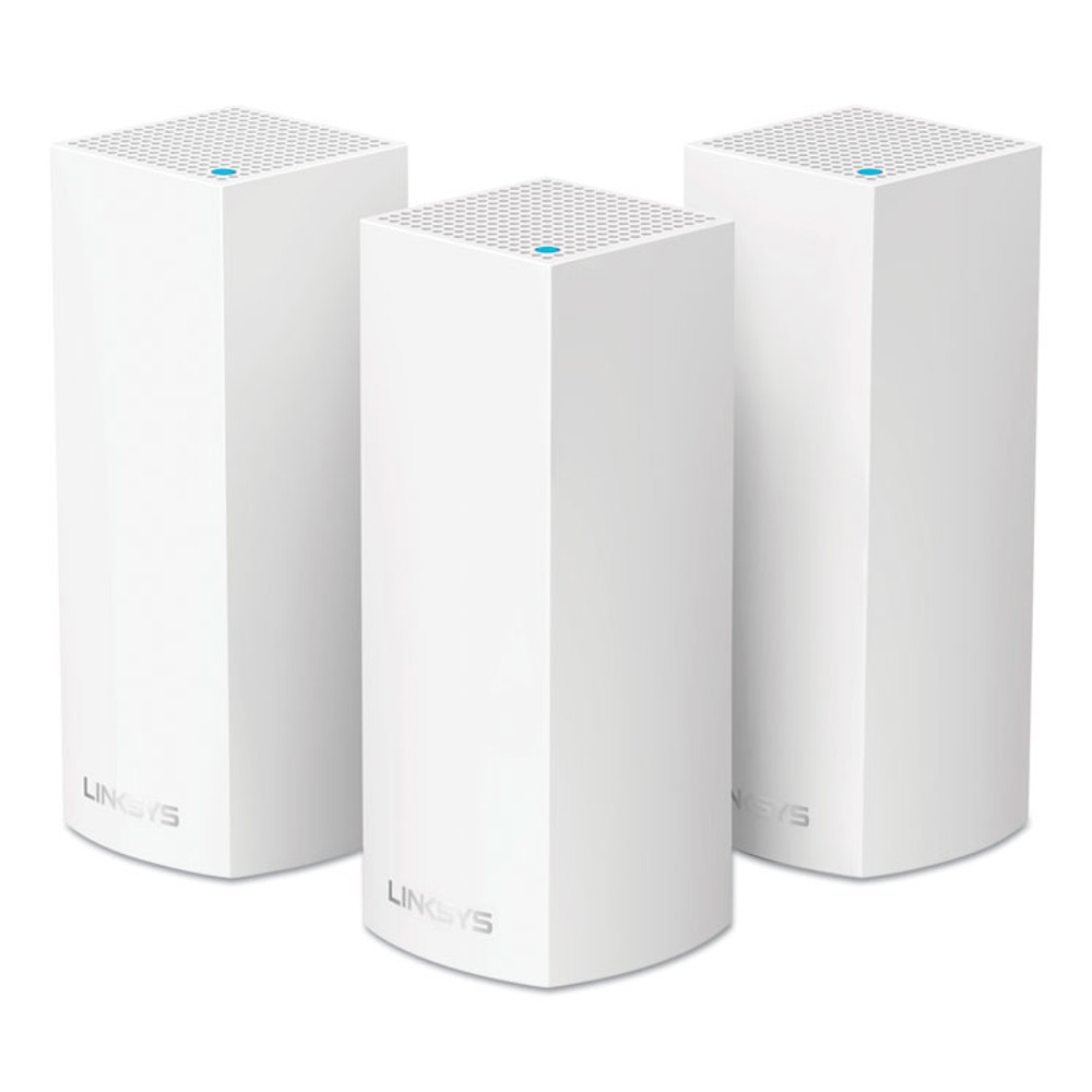 BELKIN AP LINKSYS™ WHW0303 Velop Whole Home Mesh Wi-Fi System, 1 Port, Tri-Band 2.4 GHz/5 GHz