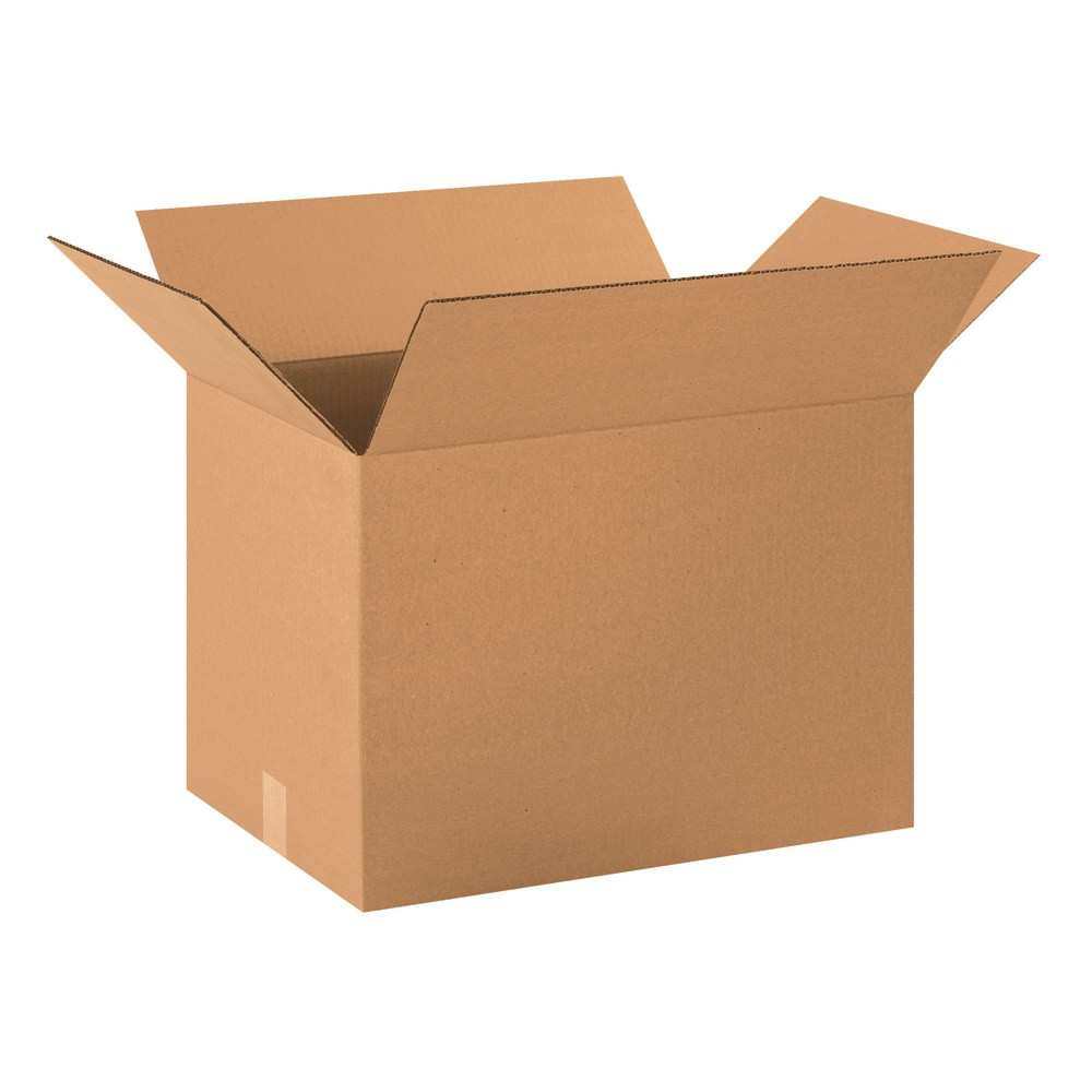 B O X MANAGEMENT, INC. Partners Brand 201414  Corrugated Boxes, 20in x 14in x 14in, Kraft, Pack Of 20