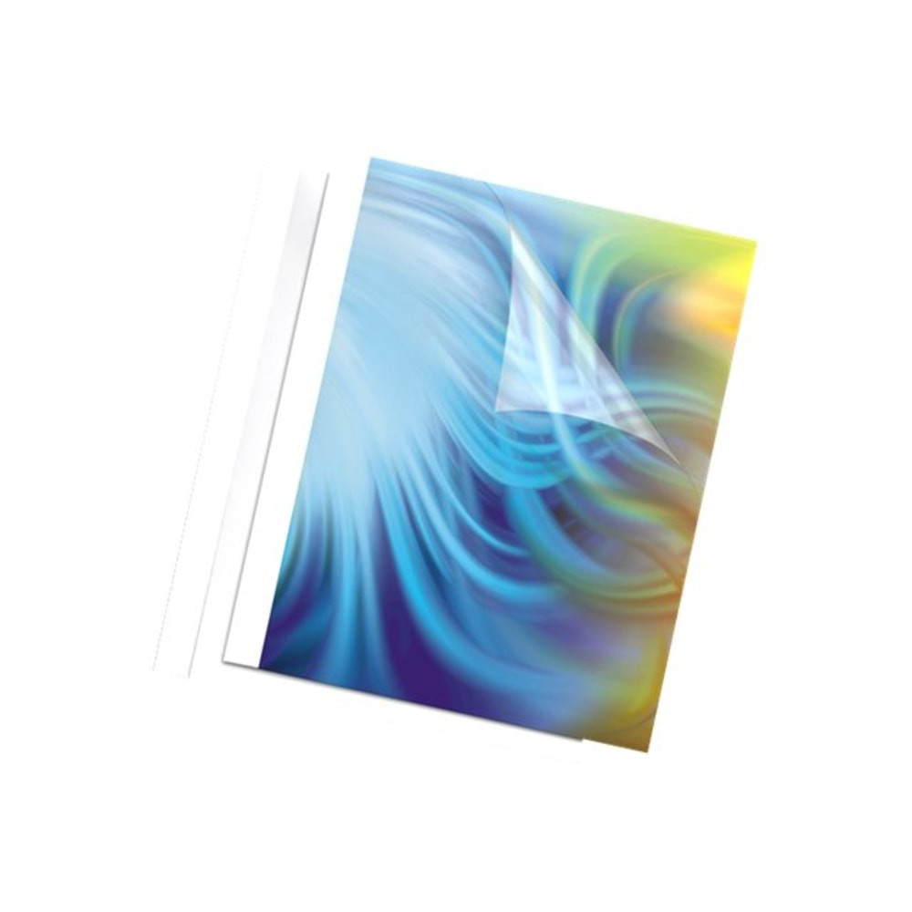 FELLOWES INC. 52222 Fellowes - Paper - 0.25 in - 8.5 in x 11 in - 60 sheets - white, transparent - 10 pcs. thermal binding cover