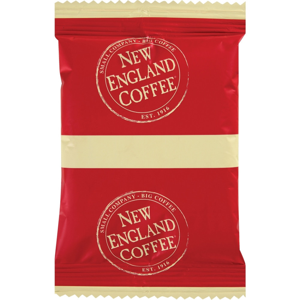 NEW ENGLAND COFFEE 026340  Single-Serve Coffee Packets, Colombian Supremo, Carton Of 24