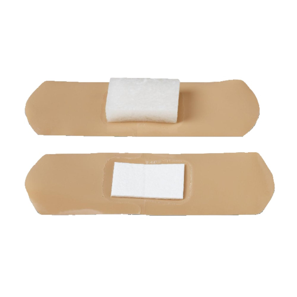 MEDLINE INDUSTRIES, INC. Curad NON85100Z  Pressure Adhesive Bandages, 2 3/4in x 1in, Natural, Box Of 100