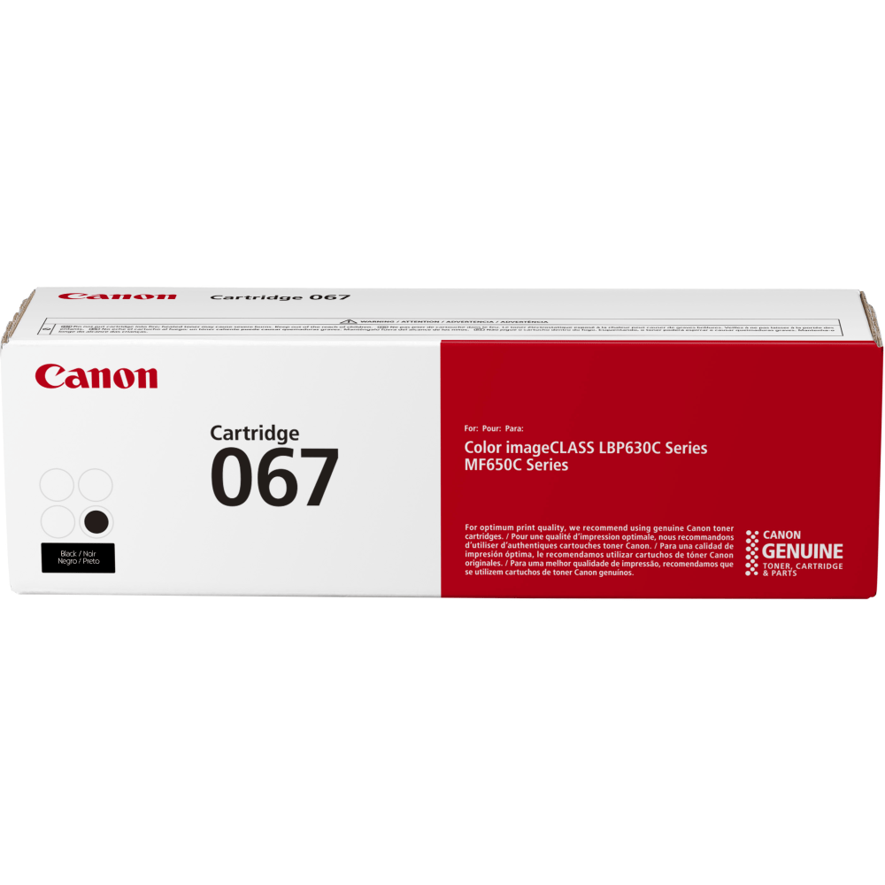 CANON USA, INC. 5102C001AA Canon 067 Black Toner Cartridge, 5102C001