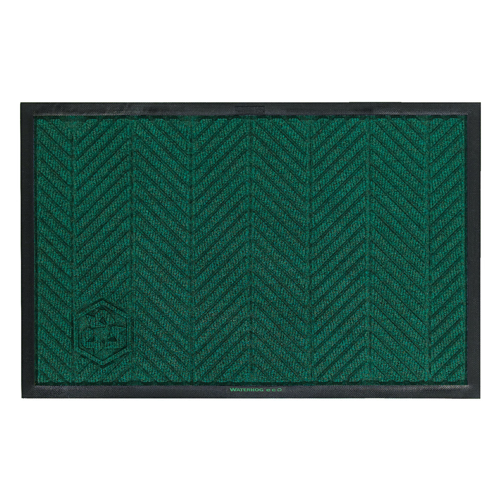 M+A MATTING 2240720035  WaterHog Floor Mat, Max Herringbone, 3ft x 5ft, Southern Pine