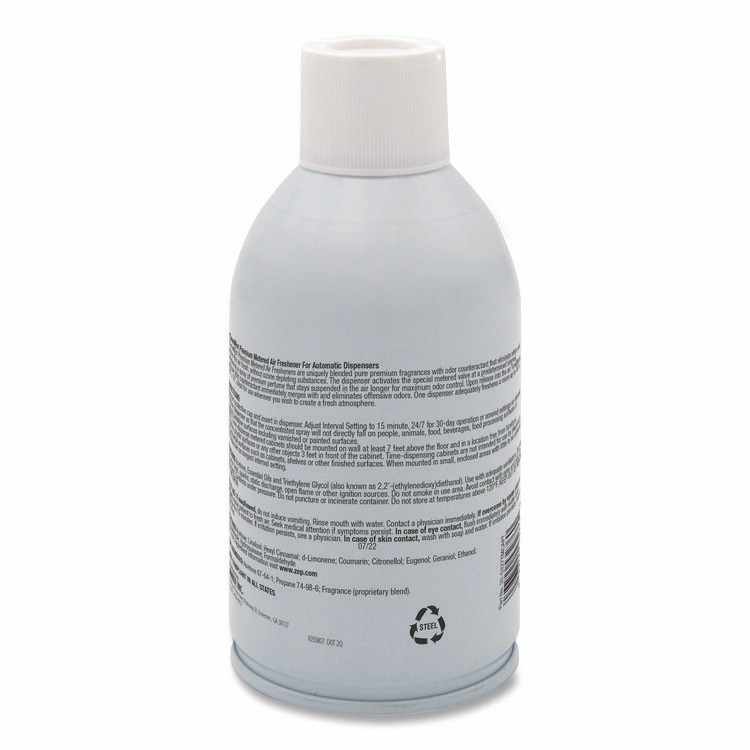 ZEP INC. TimeMist® 1042757EA Premium Metered Air Freshener Refill, Lavender Lemonade, 7.1 oz Aerosol Spray