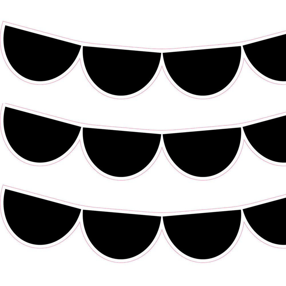 Decorate your classroom with Creative Teaching Press EZ Borders. These stylish borders are made from acid-free paper for long-lasting brightness that shows up year after year.  Made from acid-free paper.  Designed for use on bulletin boards.  Small size allows for easy handling and storage.  Each pack includes 48ft. Sold as a set of 3 packs for 144ft total.