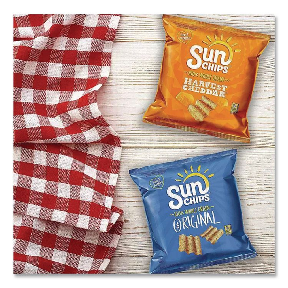 FRITO-LAY, INC. SunChips® 49932 Variety Mix, Assorted Flavors, 1.5 oz Bags, 30 Bags/Box