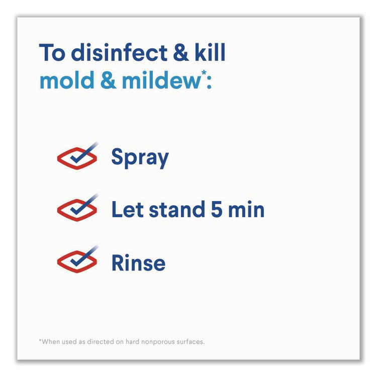 CLOROX SALES CO. 30614 Bathroom Foamer with Bleach, Ocean Mist, 30 oz Spray Bottle, 9/Carton