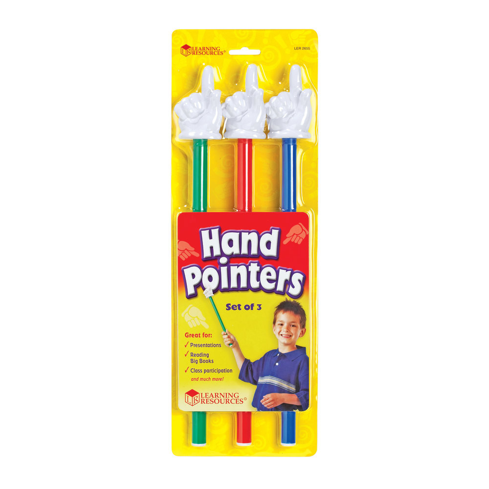 BAUMGARTENS LER2655BN Learning Resources 15in Hand Pointers, 3 Per Pack, 2 Packs