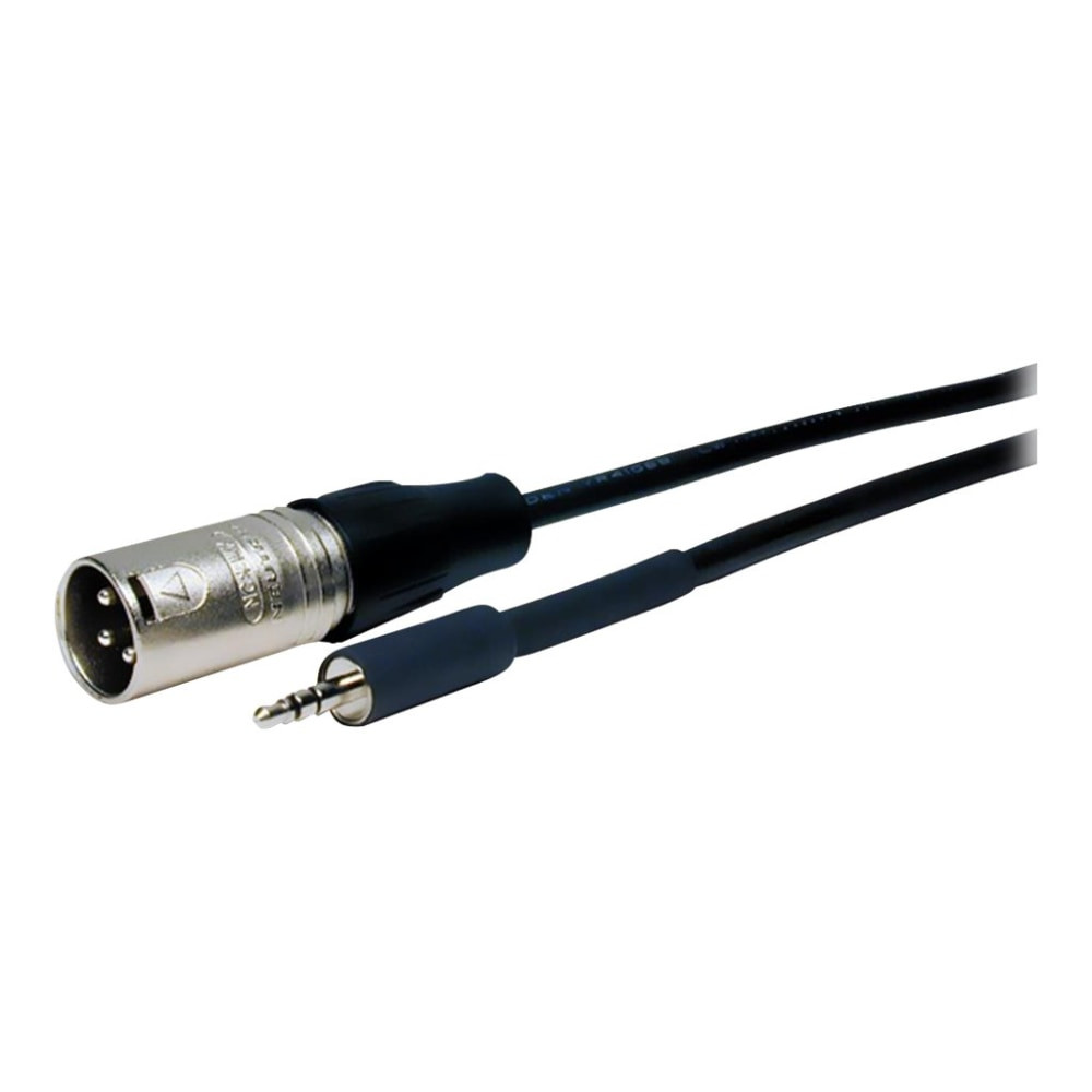 VCOM INTERNATIONAL MULTI MEDIA Comprehensive XLRP-MPS-25ST  Standard - Microphone cable - XLR3 male to mini-phone stereo 3.5 mm male - 25 ft - shielded