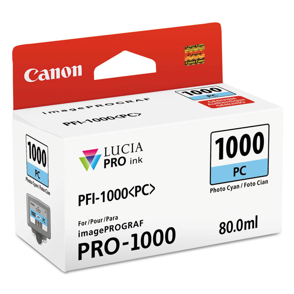 INNOVERA Canon® 0550C002 0550C002 (PFI-1000) Lucia Pro Ink, Photo Cyan