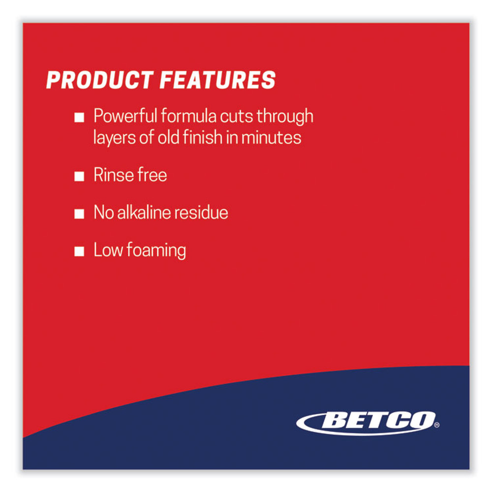 BETCO CORPORATION 151B500 Emulsinator Floor Stripper, Sassafras Scent, 5 gal Bag-in-Box