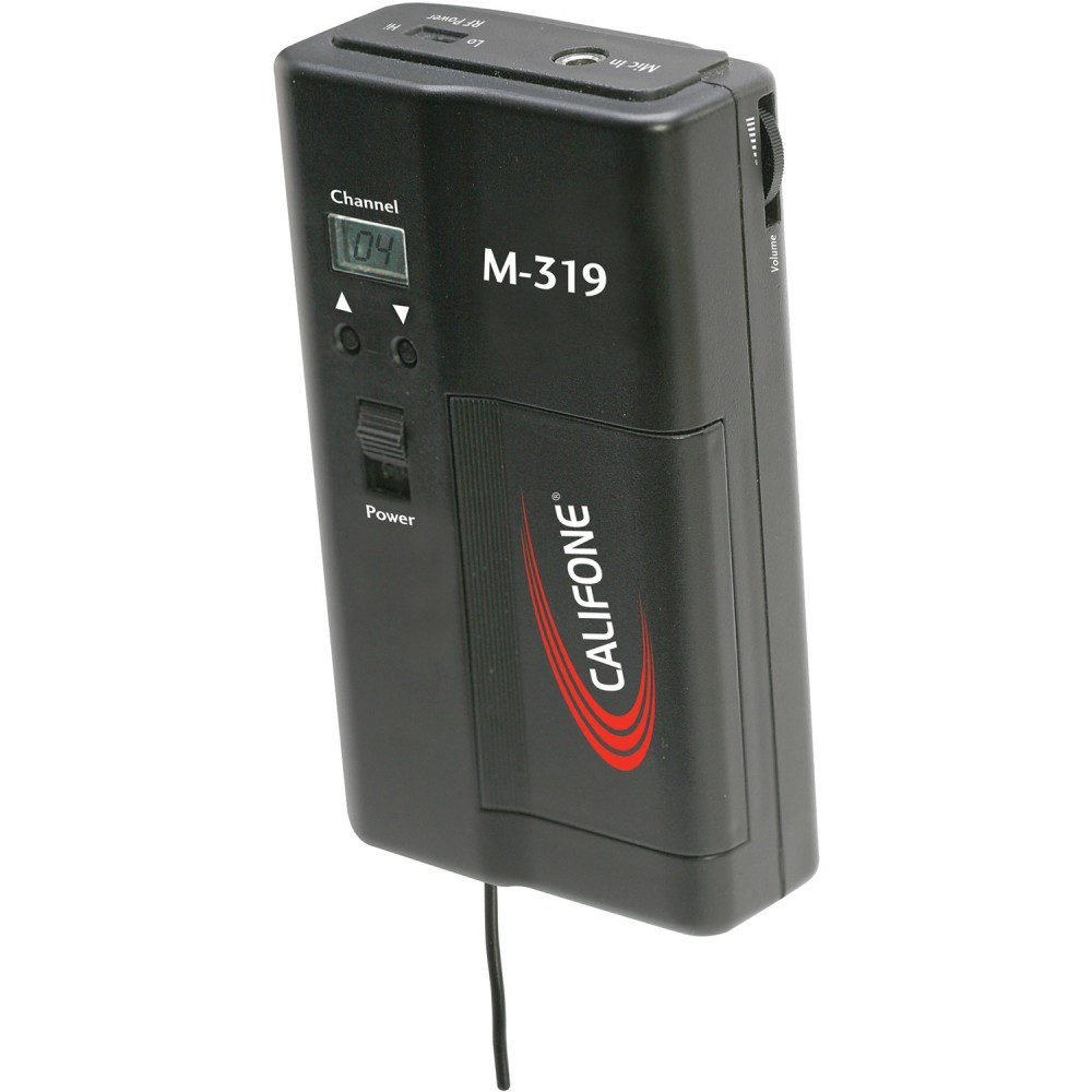 CALIFONE INTERNATIONAL, INC. M319 Califone M319 Beltpack Transmitter - 150 ft - 1 x 9V - Beltpack CALIFONE INTERNATIONAL, INC. M319 Califone M319 Beltpack Transmitter - 150 ft - 1 x 9V - Beltpack