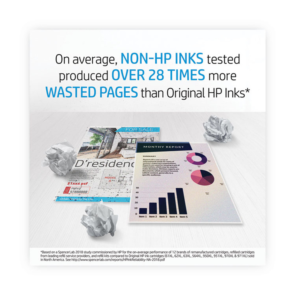 HP INC 3YL62AN HP 910XL, (3YL62AN) High-Yield Cyan Original Ink Cartridge