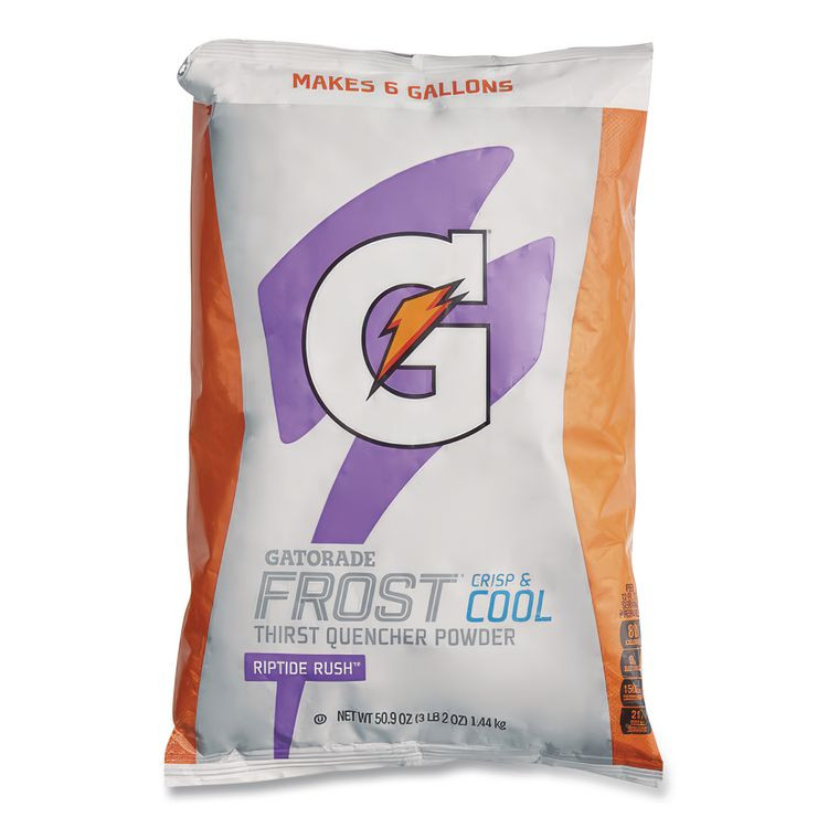 PEPSICO Gatorade® 33672 Original Powdered Drink Mix, Riptide Rush, 51oz Packets, 14/Carton