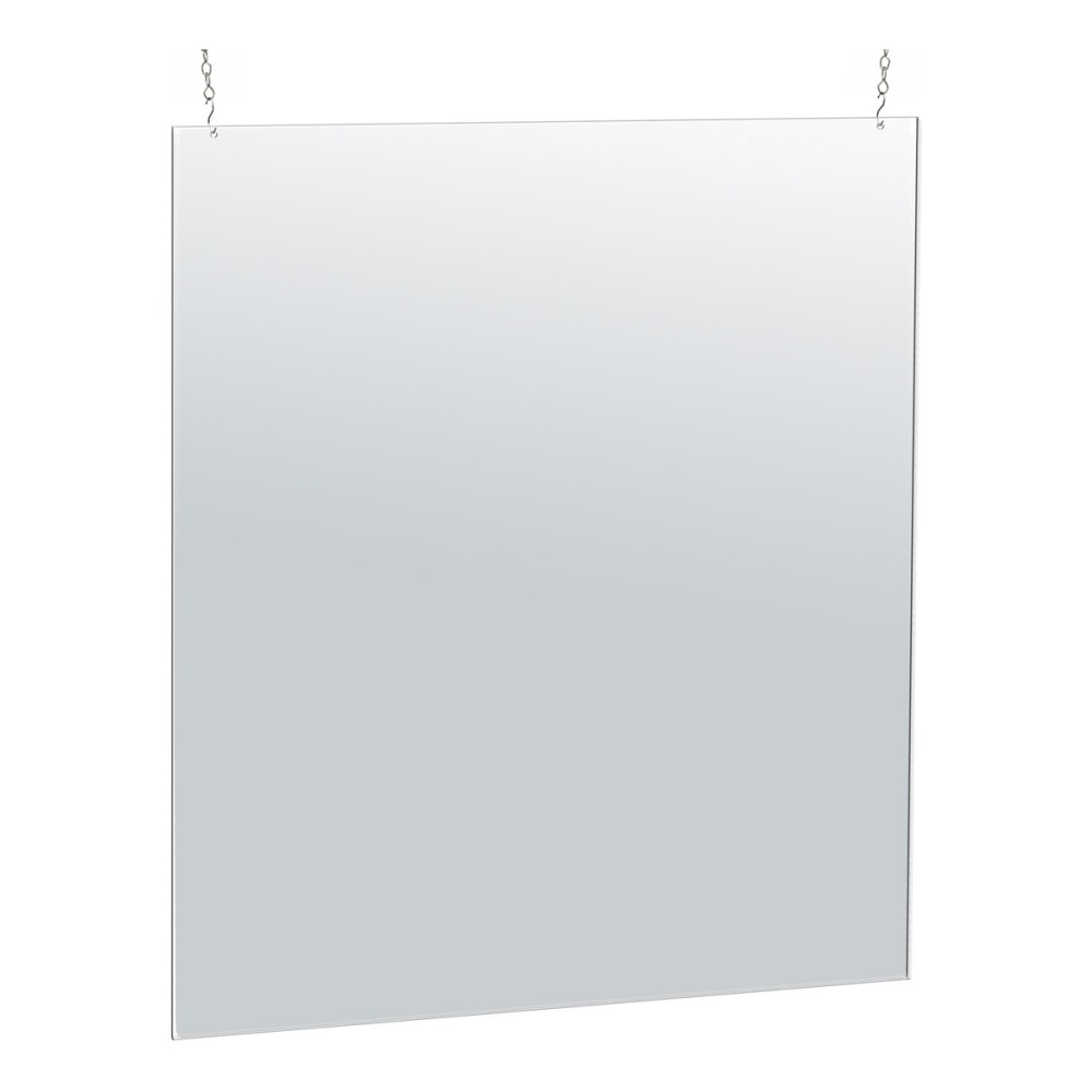 AZAR DISPLAYS 172740  Hanging Acrylic Poster Frame, 40inH x 30inW x 1/4inD, Clear