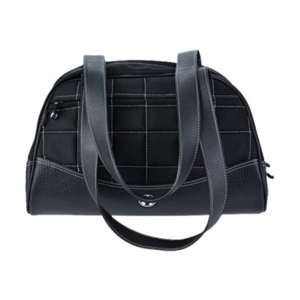 MOBILE EDGE LLC ME-SUMO22D16M Sumo Duffel - Medium - duffle bag - ballistic nylon, faux leather - black with white stitching