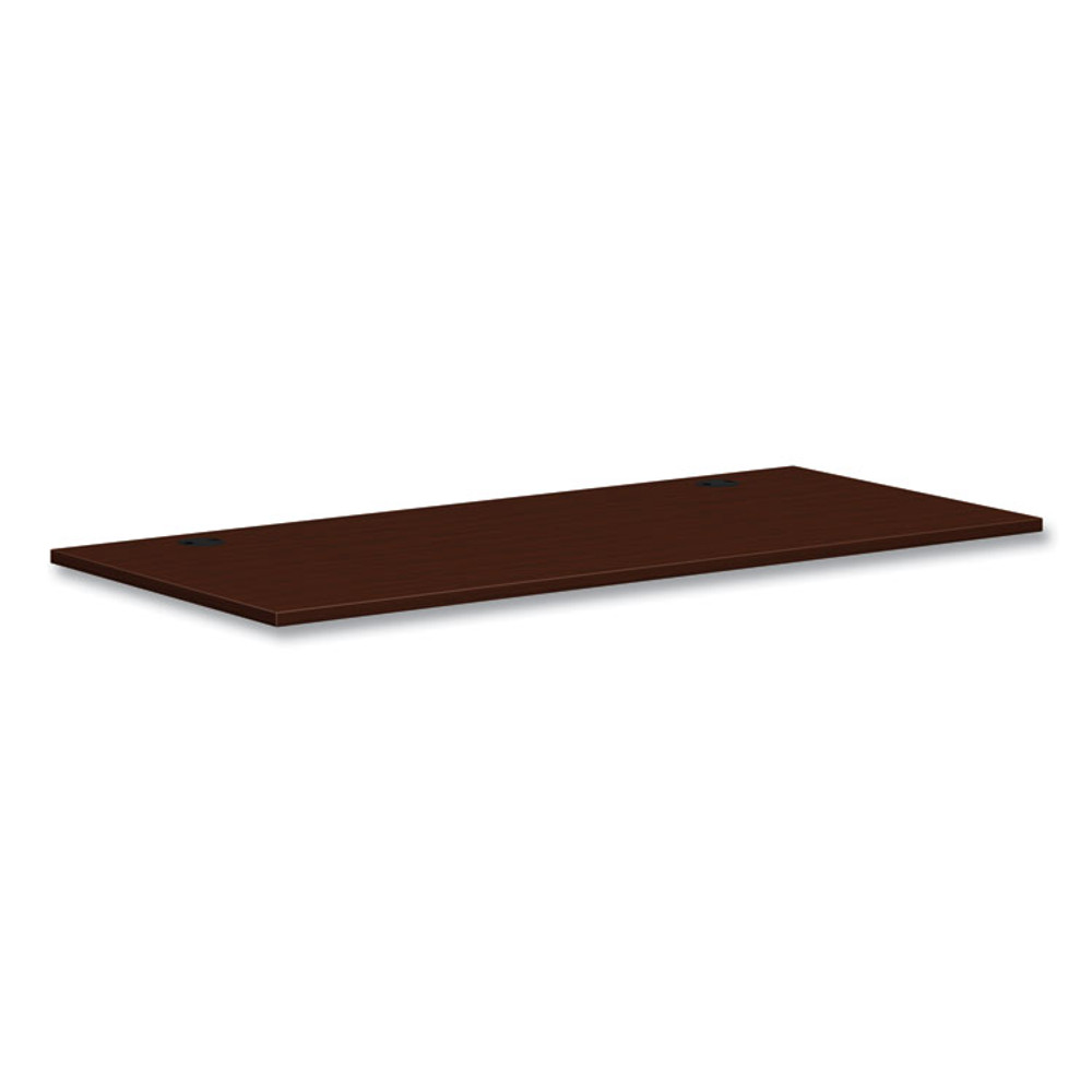 HON COMPANY PLRW6630LT1 Mod Worksurface, Rectangular, 66w x 30d, Traditional Mahogany