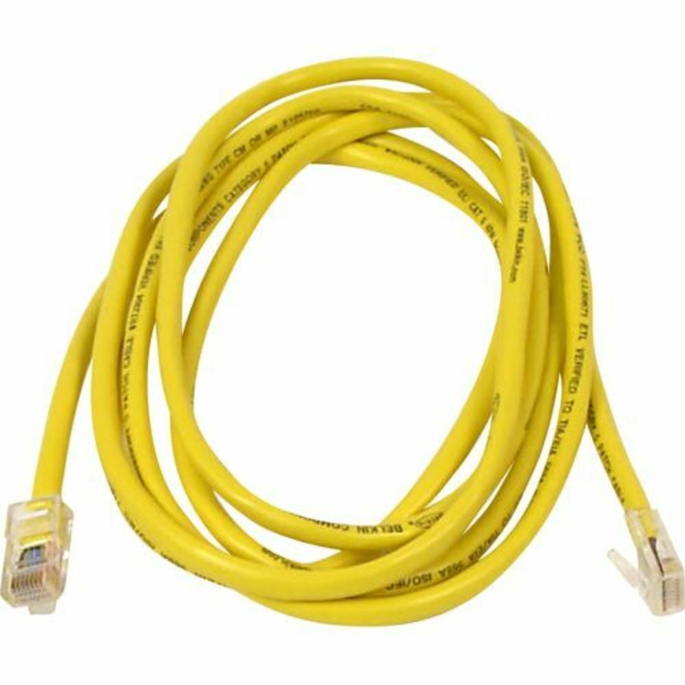 BELKIN, INC. Belkin A3L791-03YLW-50  - Patch cable - RJ-45 (M) to RJ-45 (M) - 3 ft - UTP - CAT 5e - stranded - yellow (pack of 50)