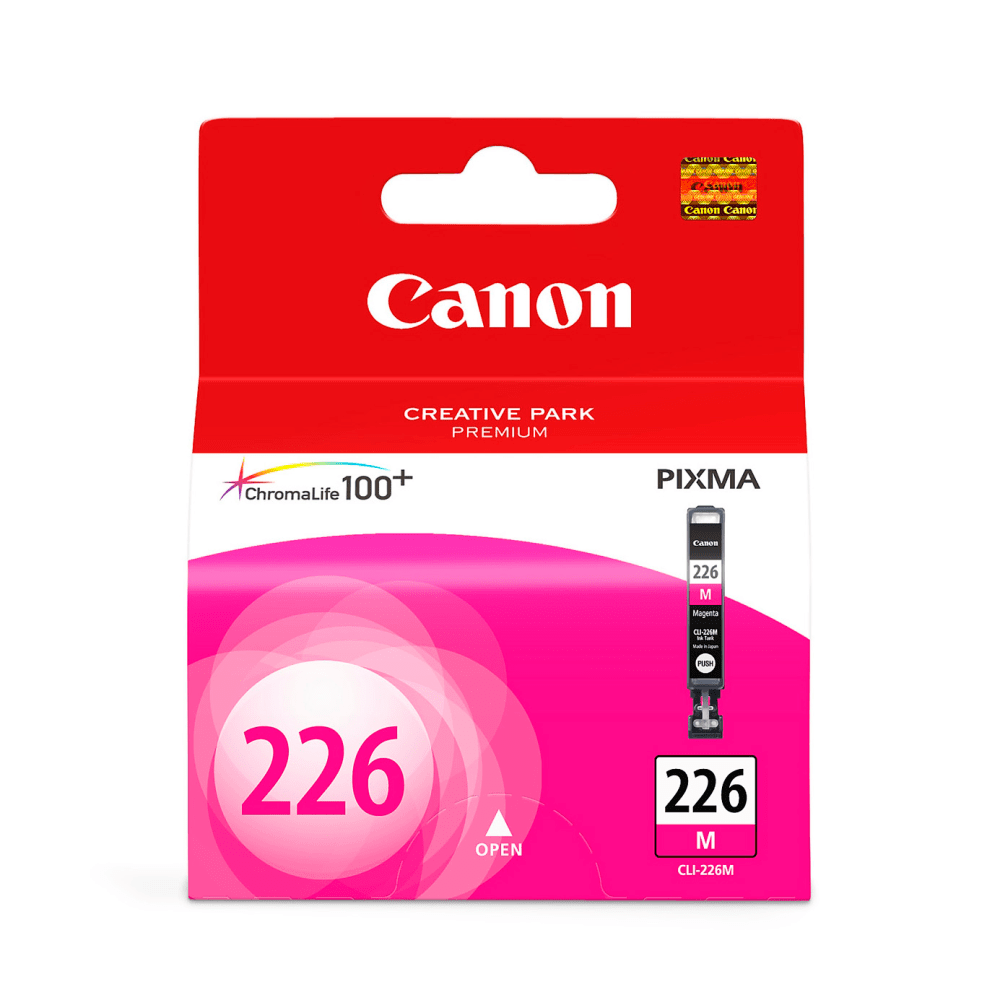 CANON USA, INC. 4548B001 Canon CLI-226 ChromaLife 100+ Magenta Ink Tank, 4548B001