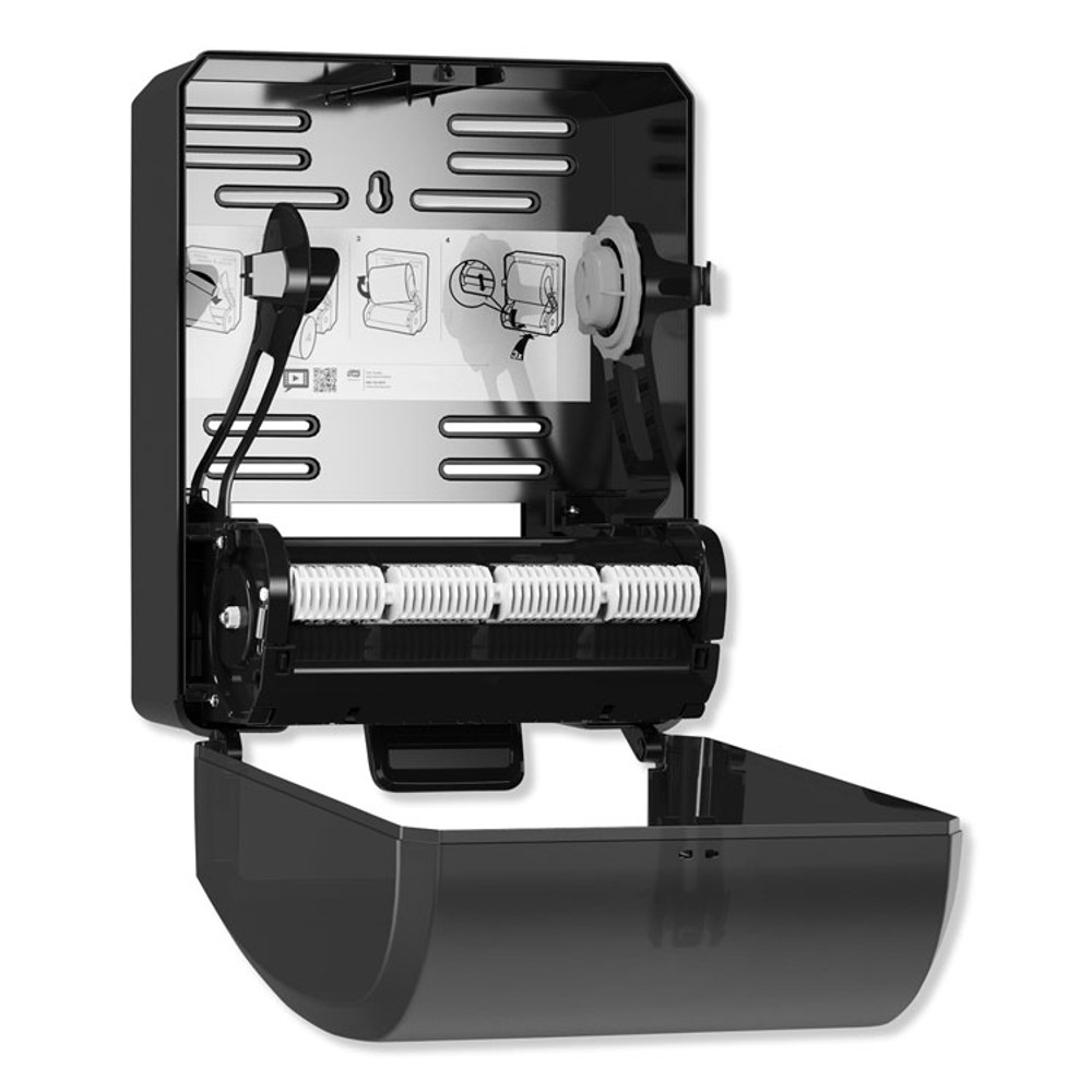 SCA TISSUE Tork® 772728 Mechanical Hand Towel Roll Dispenser, H71 System, 12.32 x 9.32 x 15.95, Black
