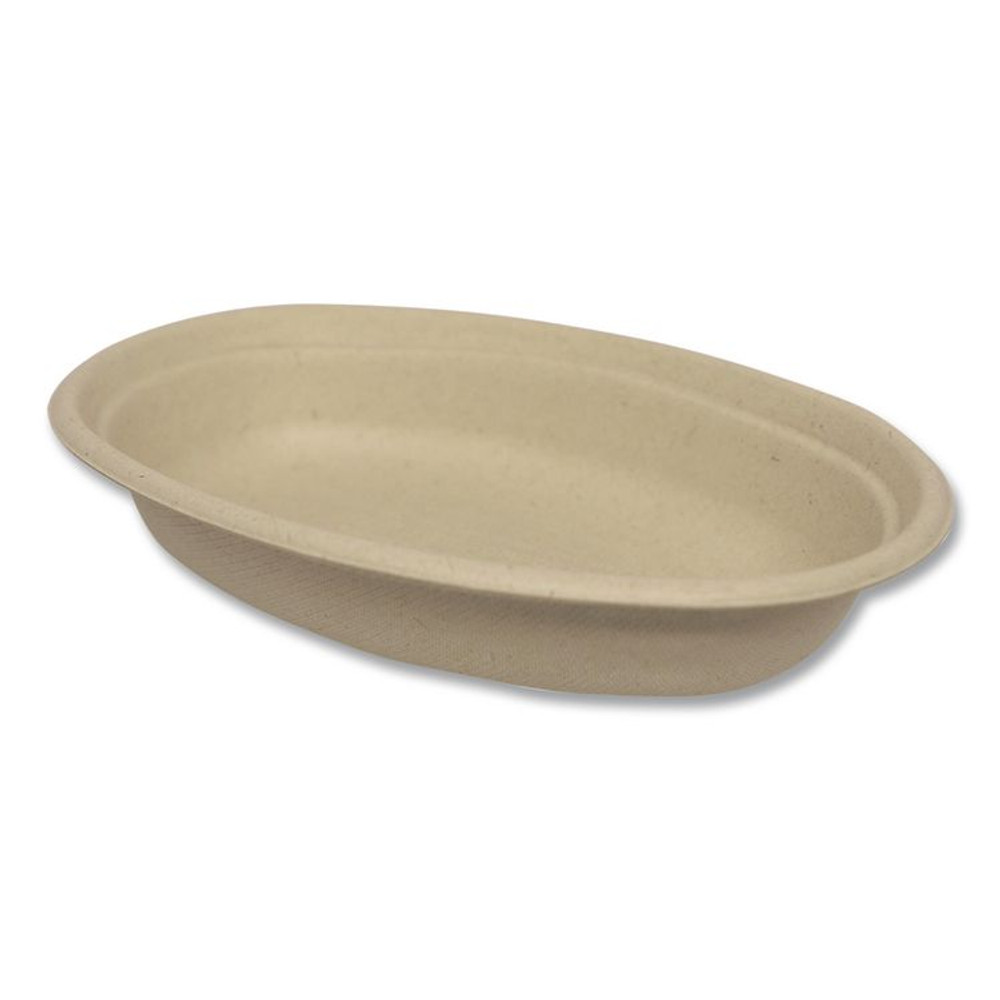 WORLD CENTRIC BOSCUBBSLFP Fiber Bowls, Burrito Bowl, 18 oz, 8 x 5.3 x 1.6, Natural, Paper, 400/Carton