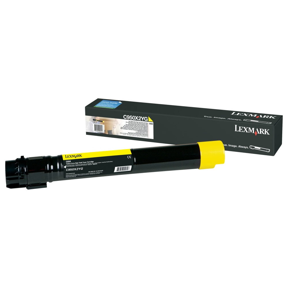 LEXMARK INTERNATIONAL, INC. Lexmark C950X2YG  C950 Yellow High Yield Toner Cartridge