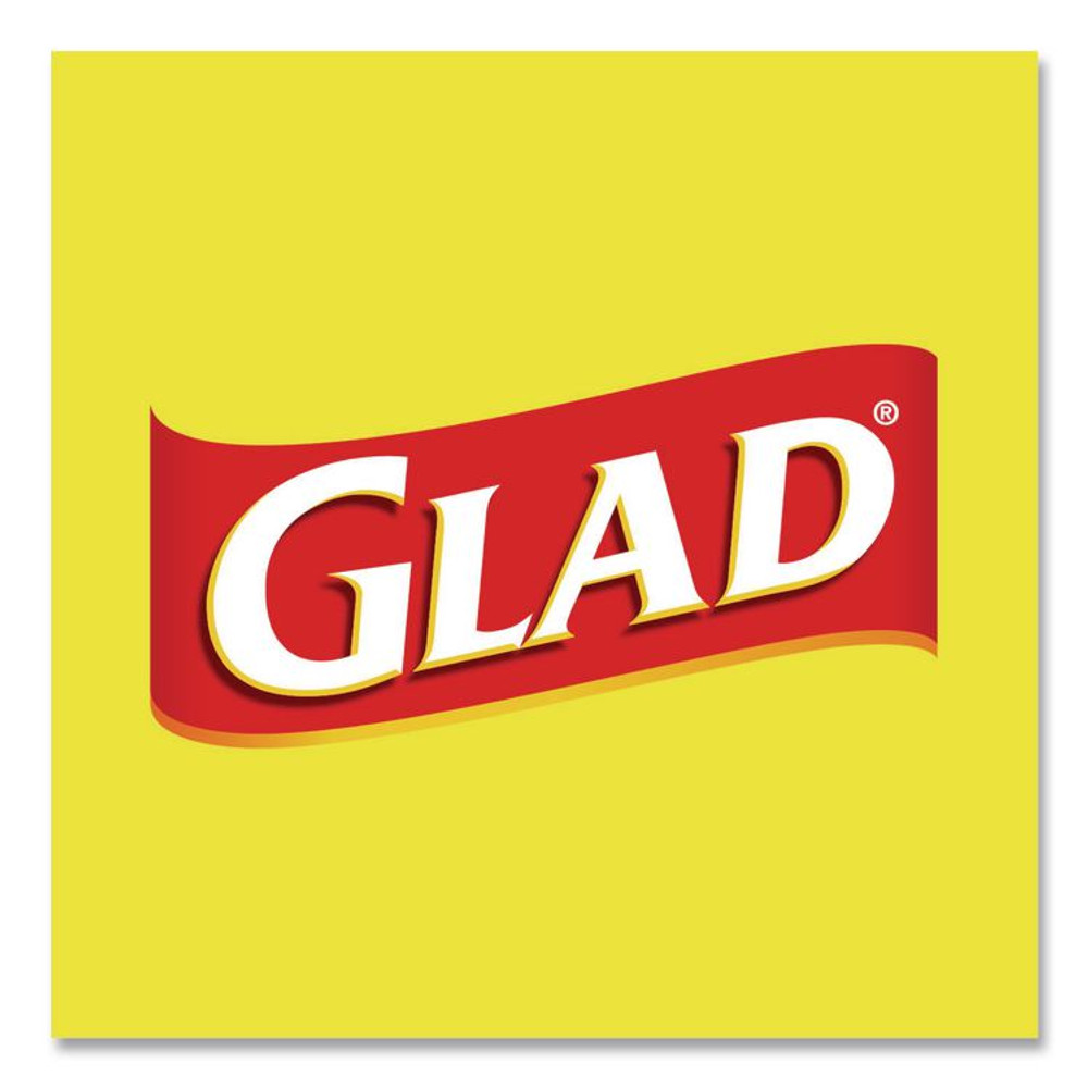 CLOROX SALES CO. Glad® 78899BX ForceFlex Kitchen Drawstring Trash Bags, 13 gal, Gain Fresh Clean Scent, 24 x 27.38, White, 80/Box