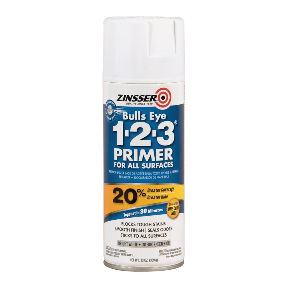 ZINSSER CO. INC. 2008 Zinsser Bulls Eye 1-2-3 Primer Spray, 13 Oz, Case Of 6 Bottles