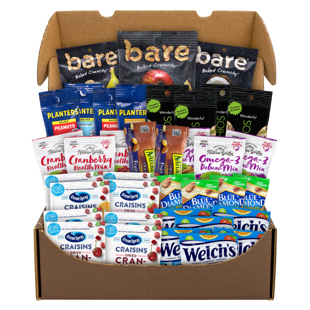 SUNSET HILL FARM 008101288846 Snack Box Pros Fruits & Nuts Snack Box, 5 Oz, Box Of 37 Snacks