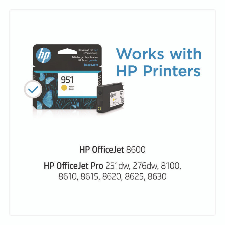 HP INC CN052AN HP 951, (CN052AN) Yellow Original Ink Cartridge