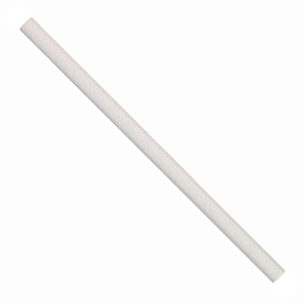 HOFFMASTER GROUP, INC. 600252 Hoffmaster Paper Straws, Giant, 8-1/2in, White, Pack Of 1,500 Straws