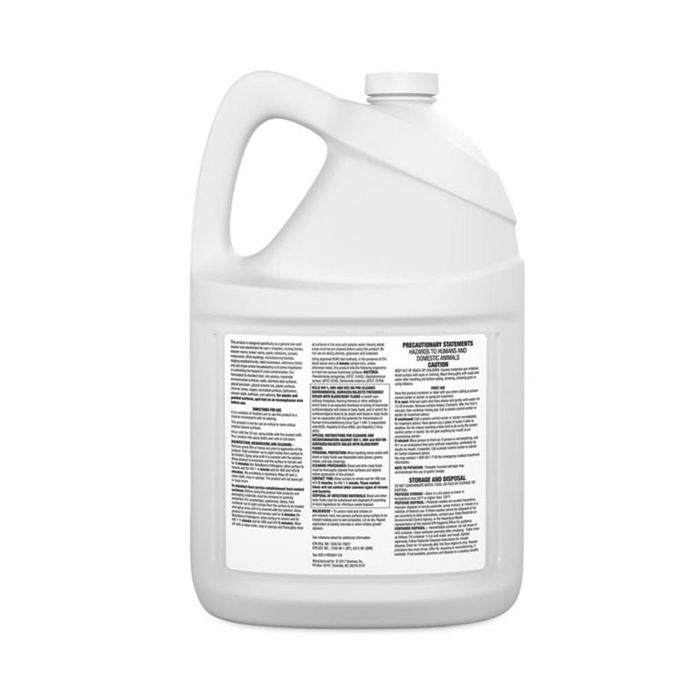 DIVERSEY CBD540557 Virex All-Purpose Disinfectant Cleaner, Lemon Scent, 1 gal Container, 2/Carton