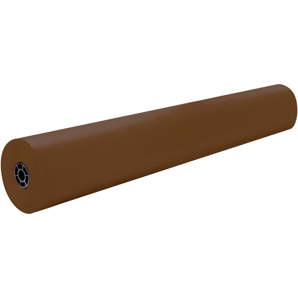 Get creative with this lightweight rainbow kraft paper roll. It boasts a duo-finish surface to accommodate a variety of DIY crafts and projects, whether its felt pens and finger paint or watercolor and acrylics.  Pacon roll kraft paper suits a variety of classroom projects. 1 side is smooth - ideal for felt pens, finger paint or similar art media. The other side has a grainy surface that handles wet chalk, watercolor, tempera or acrylics with ease.  Colorful paper makes your project stand out.  Duo-Finish paper roll measures 36in x 1,000ft in brown.