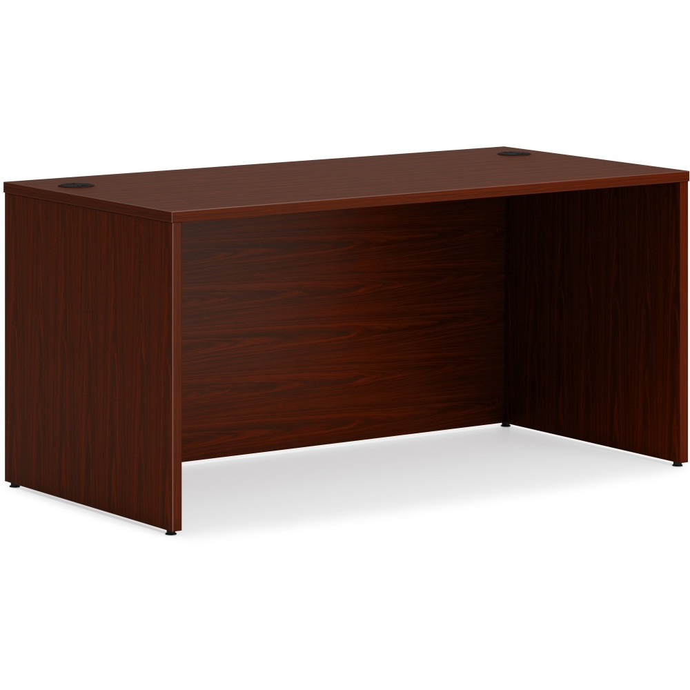 HNI CORPORATION HON HONLDS6030LT1  Mod 60inW Rectangle Desk Shell, Mahogany