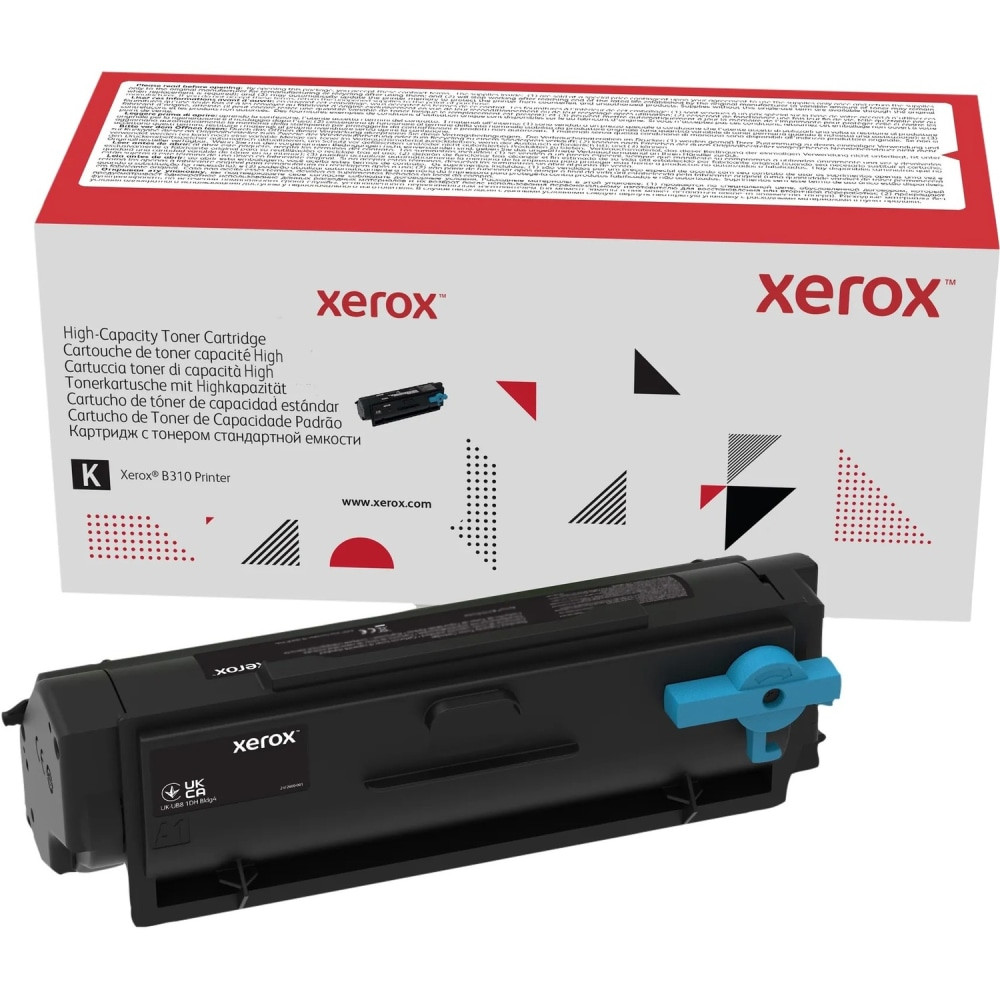 XEROX CORPORATION Xerox 006R04377  Original High Yield Laser Toner Cartridge - Black - 1 Pack - 8000 Pages