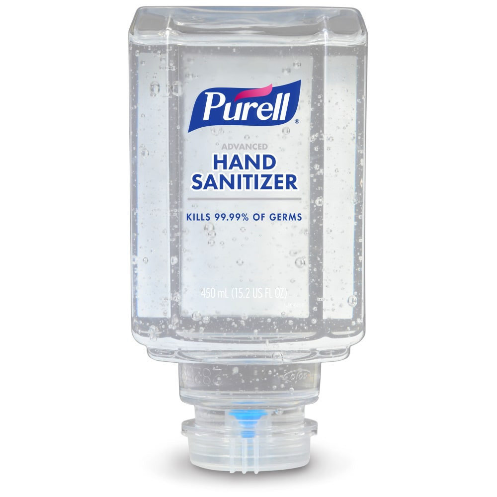 GOJO INDUSTRIES INC Purell 4450-06  Advanced Hand Sanitizer Gel Refills, 450 mL, Citrus Scent, Pack Of 6 Refills