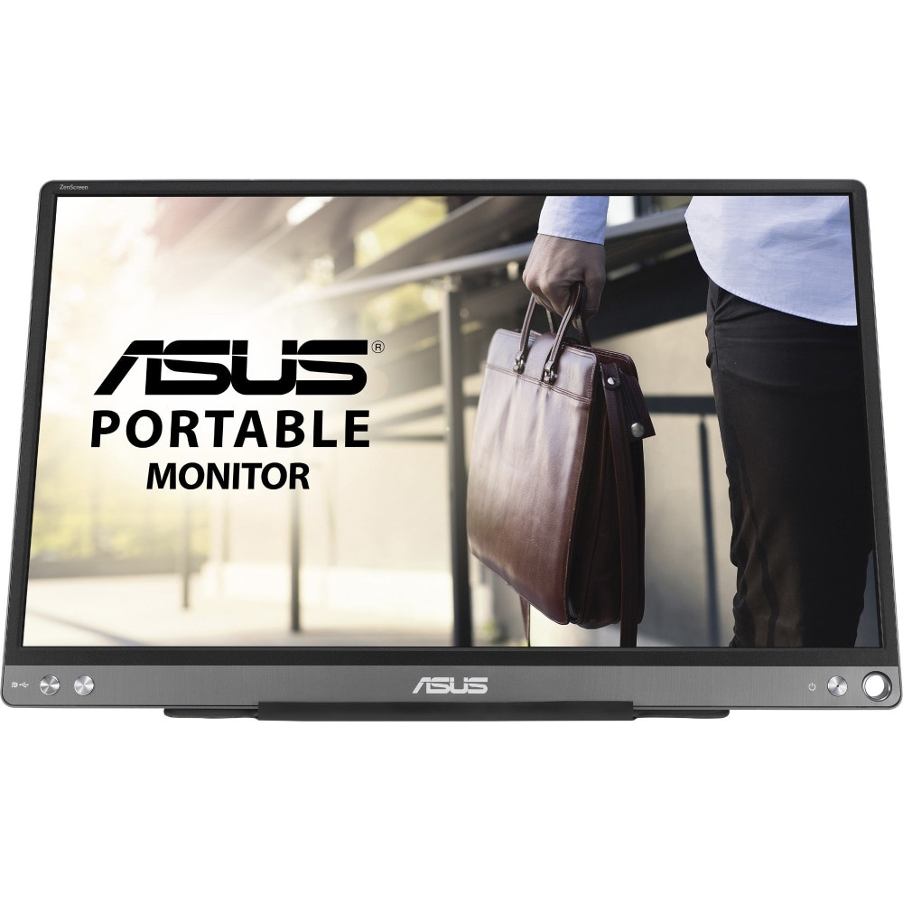 ASUS COMPUTER INTERNATIONAL MB16ACE Asus ZenScreen MB16ACE 16in Class Full HD LCD Monitor - 16:9 - Dark Gray - 15.6in Viewable - In-plane Switching (IPS) Technology - 1920 x 1080 - 250 Nit Maximum - 5 ms