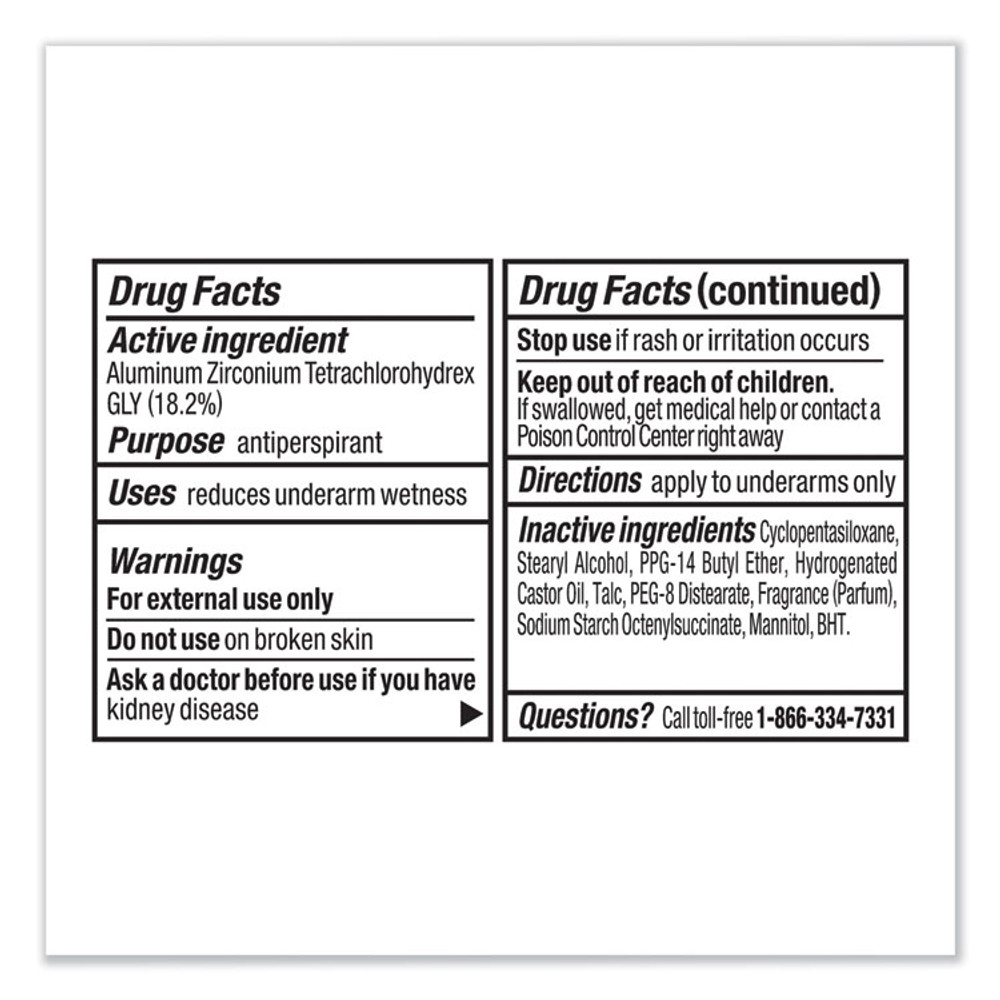 UNILEVER Degree® 15229EA Men Dry Protection Anti-Perspirant, Cool Rush, 0.5 oz Deodorant Stick