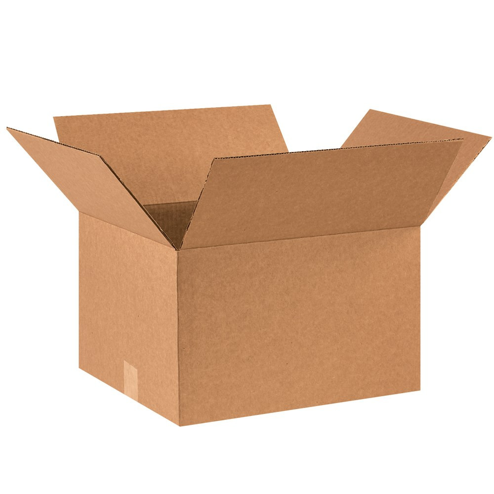 B O X MANAGEMENT, INC. Partners Brand 161410  Corrugated Boxes, 16in x 14in x 10in, Kraft, Pack Of 25