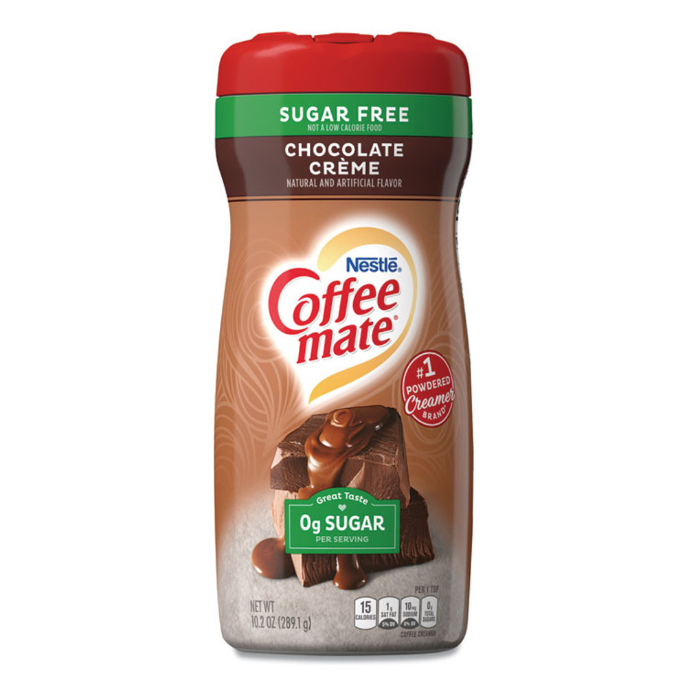 NESTLE Coffee mate® 59573CT Sugar Free Chocolate Creme Powdered Creamer, 10.2 oz, 6/Carton