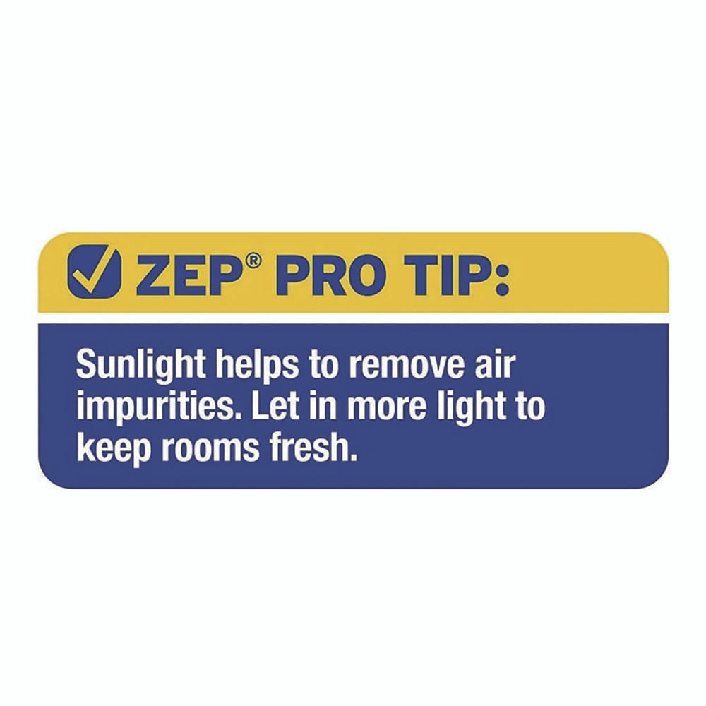 ZEP INC. Commercial® ZUAIR32CT Air and Fabric Odor Eliminator, Fresh Scent, 32 oz Bottle, 12/Carton