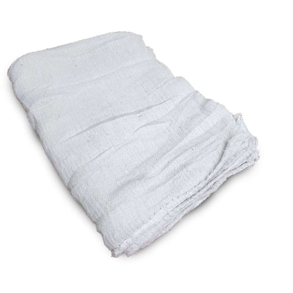 R&R TEXTILE MILLS INC 21810-500 Pro-Clean Basics Industrial-Grade Shop Towels, 10in x 12in, Pack Of 500 Towels