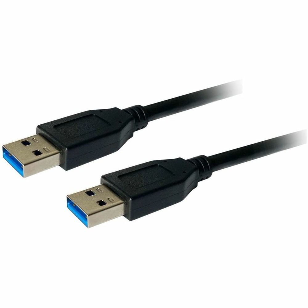 Comprehensives SuperSpeed USB 3.0 cable provides for simultaneous operation of SuperSpeed and non-SuperSpeed (USB 2.0) information exchanges. SuperSpeed USB brings significant power and performance enhancements to the USB standard while offering backwards compatibility with billions of USB-enabled PCs and peripheral devices currently in use by consumers. The USB 3.0 cable offers a throughput of up to 4.8 Gbps when used with a USB 3.0 host and device. This USB 3.0 cable features high-quality STP construction, helping to prevent electro-magnetic interference and ensuring reliable data communication.   Features Molded  Features 1 x Type A Male USB 3.0 USB connector to let you worry-free about setting up a connection with a scanner  Allows easy connection between devices and helps transfer data quickly with accuracy  Hot-pluggable USB port for a quick connection
